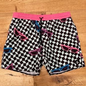 Men’s Volcom trunks 80s Stranger Things